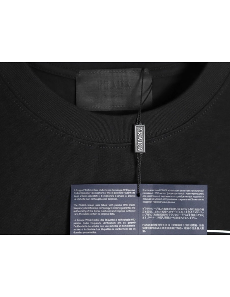 Prada multi-logo printed short-sleeved T-shirt TSK1,Prada