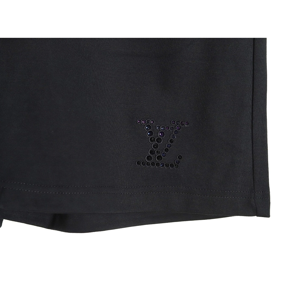 Louis Vuitton Rhinestone-embellished knitted shorts,Louis Vuitton