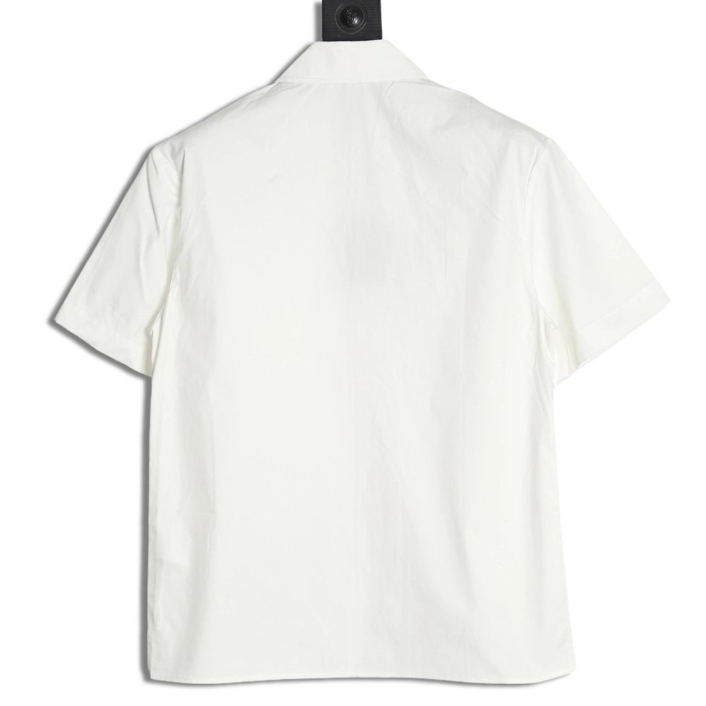 Louis Vuitton Pocket Embossed Short Sleeve Shirt,Louis Vuitton