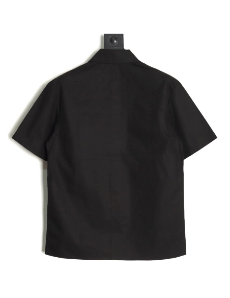 Louis Vuitton Pocket Embossed Short Sleeve Shirt TSK1,Louis Vuitton