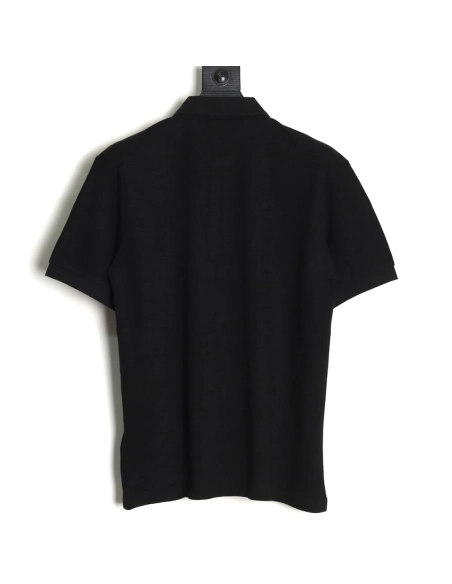 Prada chest triangle logo double bars short sleeve polo shirt TSK3,Prada