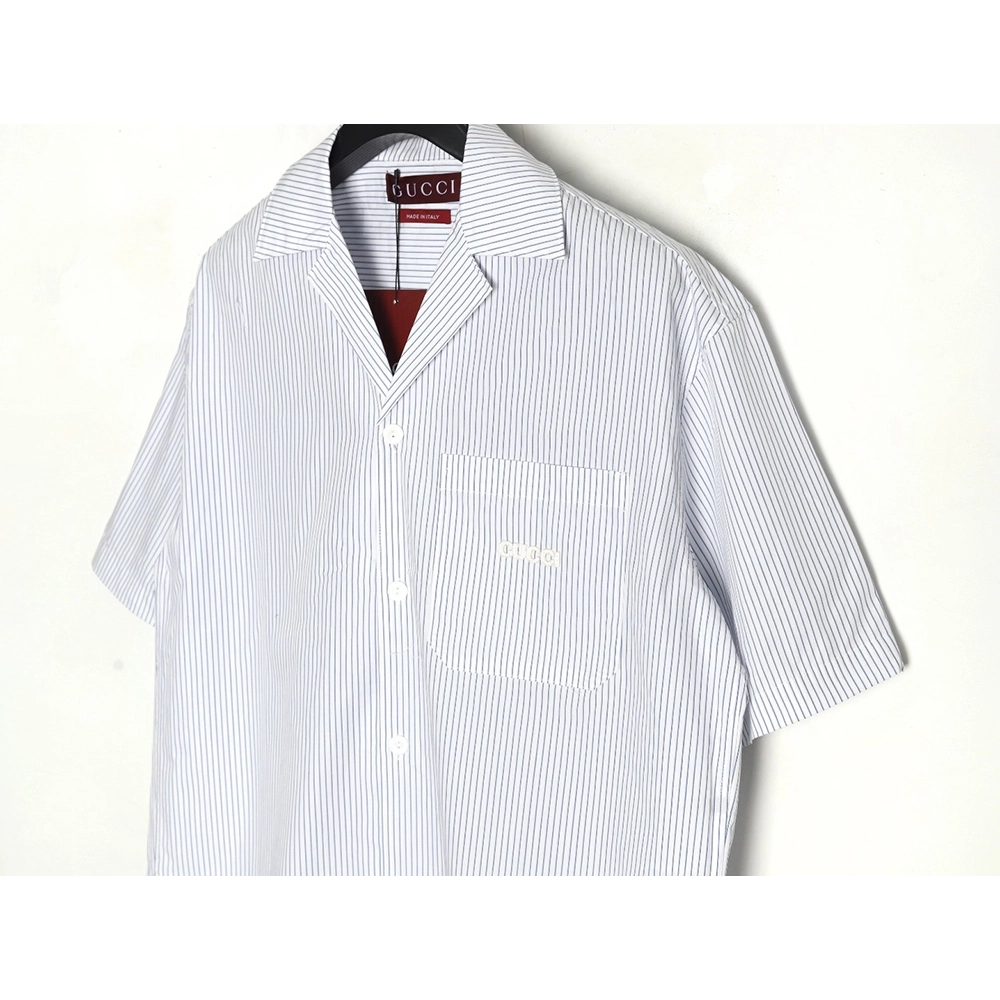 Prada Red Stripe Triangle Half Zip Short Sleeve POLO Shirt,Prada