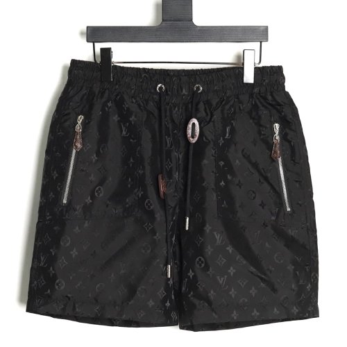 Louis Vuitton all over print monogram zip up shorts,Louis Vuitton
