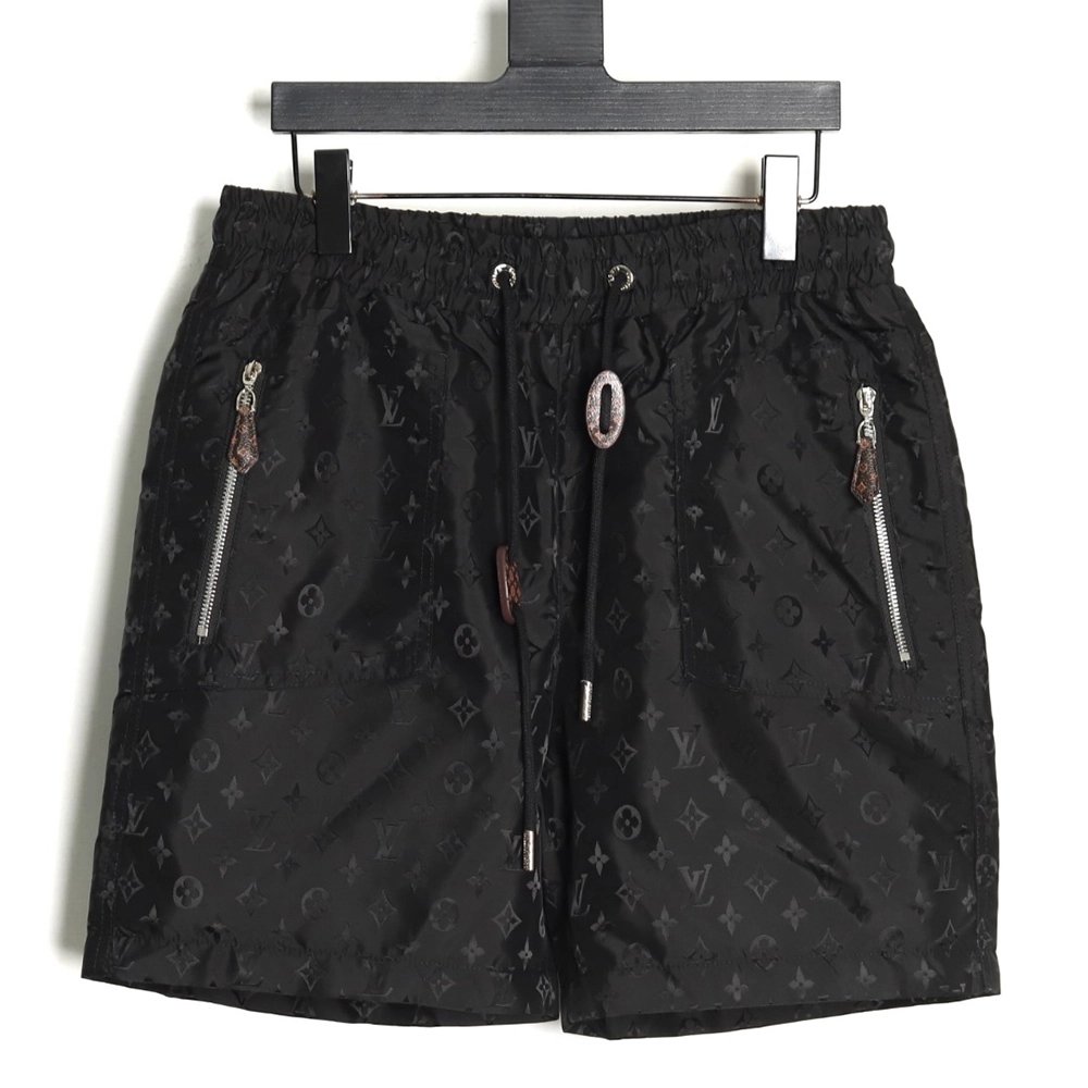 Louis Vuitton all over print monogram zip up shorts,Louis Vuitton