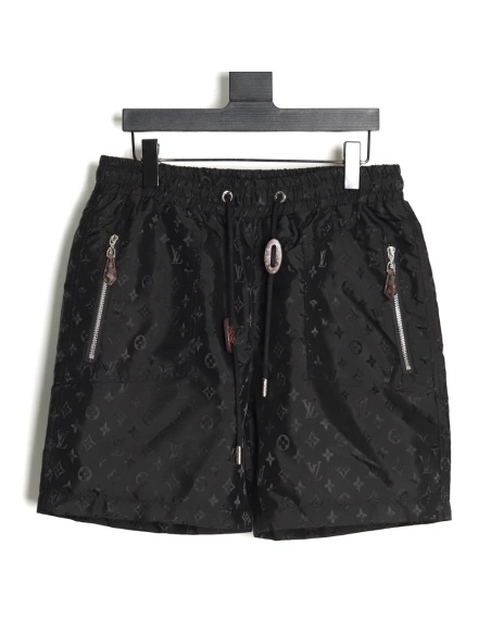 Louis Vuitton all over print monogram zip up shorts,Louis Vuitton