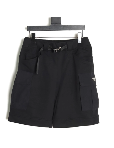Prada Multi-Pocket Logo Shorts,Prada