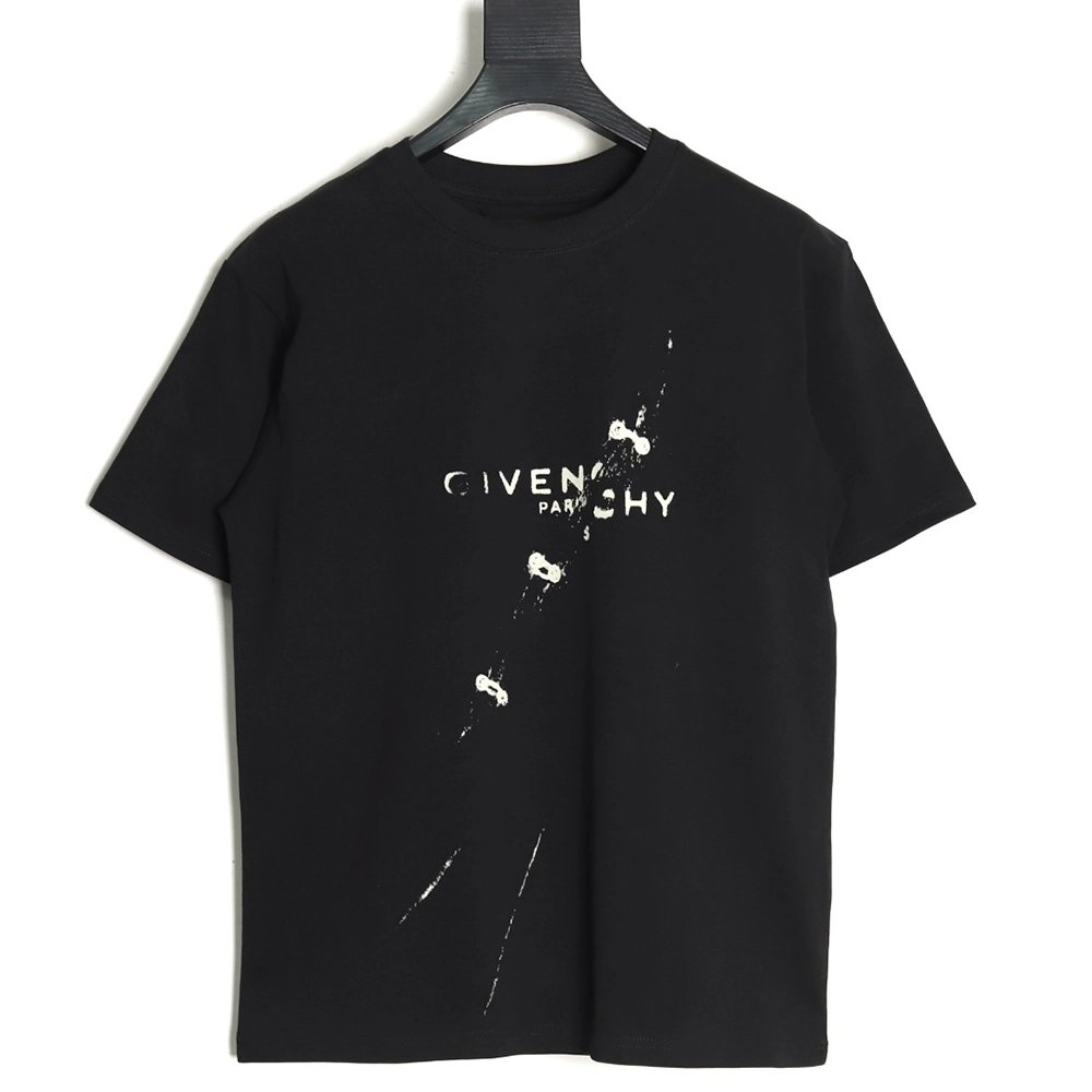 Givenchy optical illusion discharge print short sleeve,Givenchy
