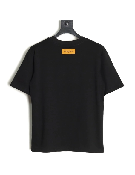 Louis Vuitton Line Fake Pockets Embroidered Short Sleeves TSK1,Louis Vuitton
