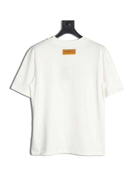 Louis Vuitton Line Fake Pockets Embroidered Short Sleeves,Louis Vuitton