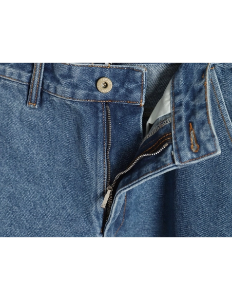 Loewe half-embroidered denim shorts,Loewe