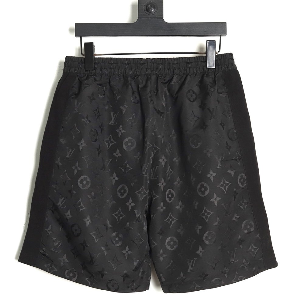 Louis Vuitton old flower pattern jacquard silk shorts,Louis Vuitton