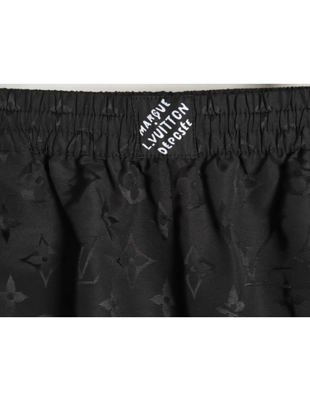 Louis Vuitton old flower pattern jacquard silk shorts,Louis Vuitton