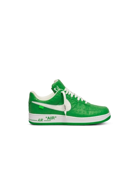 Louis Vuitton x Air Force 1 Low Green Friends &amp; Family,NIKE AIR FORCE