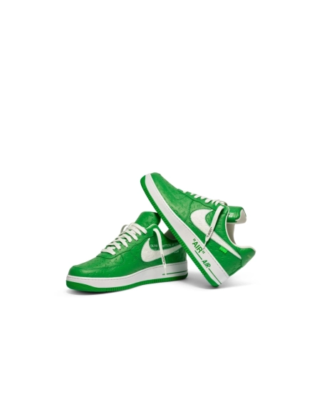 Louis Vuitton x Air Force 1 Low Green Friends &amp; Family,NIKE AIR FORCE