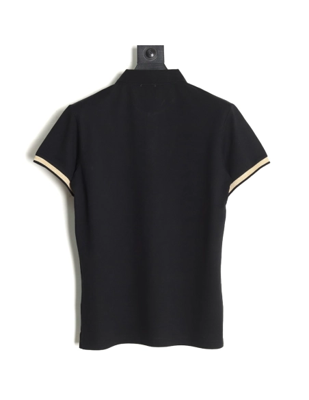 Dior CD gold embroidered letters Polo short sleeve TSK1,Dior