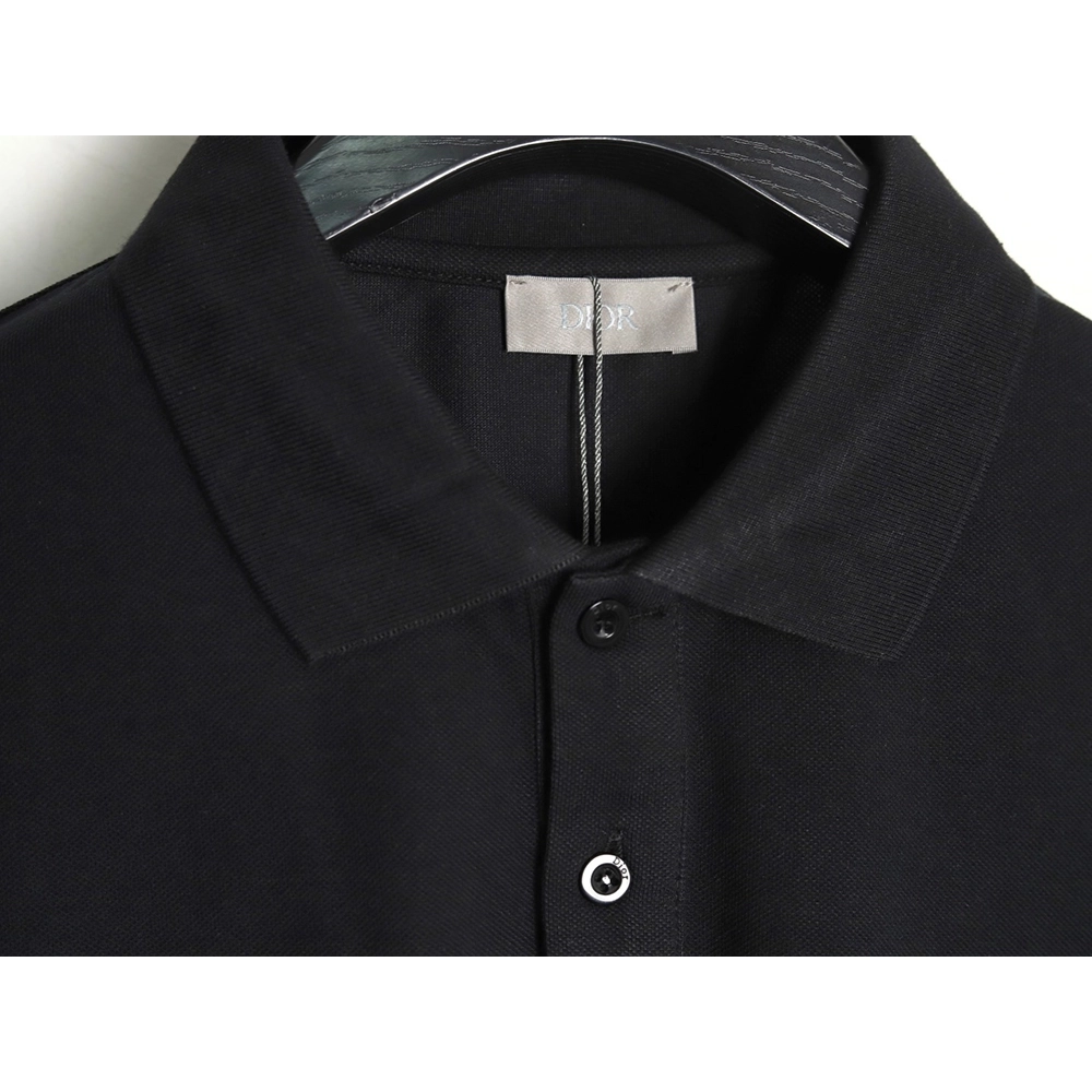 Dior CD gold embroidered letters Polo short sleeve TSK1,Dior