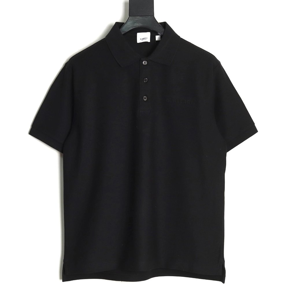 Burberry embossed embossed short sleeve polo shirt,Burberry
