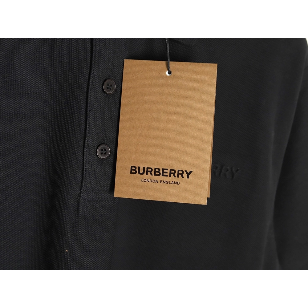 Burberry embossed embossed short sleeve polo shirt,Burberry