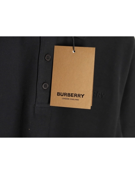 Burberry embossed embossed short sleeve polo shirt,Burberry