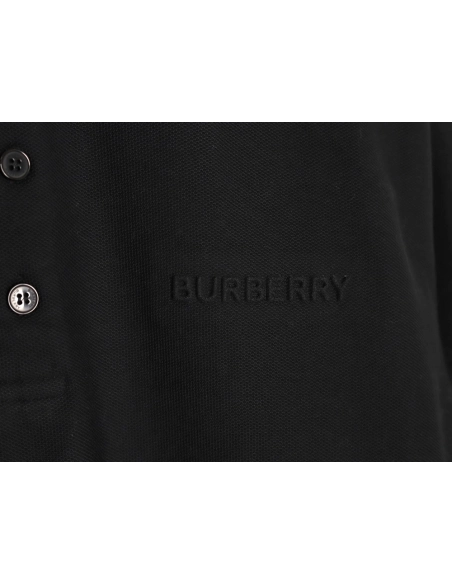 Burberry embossed embossed short sleeve polo shirt,Burberry