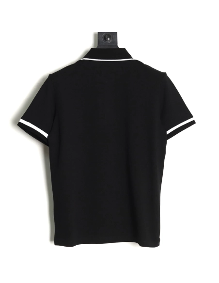Celine classic embroidered small logo Polo short sleeve TSK1,Celine