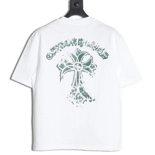 Chrome Hearts mottled cross Sanskrit print short sleeves,Chrome Hearts