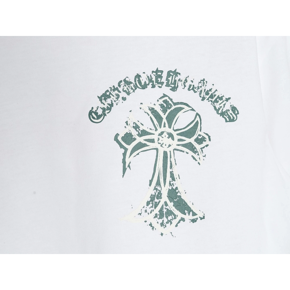 Chrome Hearts mottled cross Sanskrit print short sleeves,Chrome Hearts
