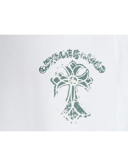 Chrome Hearts mottled cross Sanskrit print short sleeves,Chrome Hearts