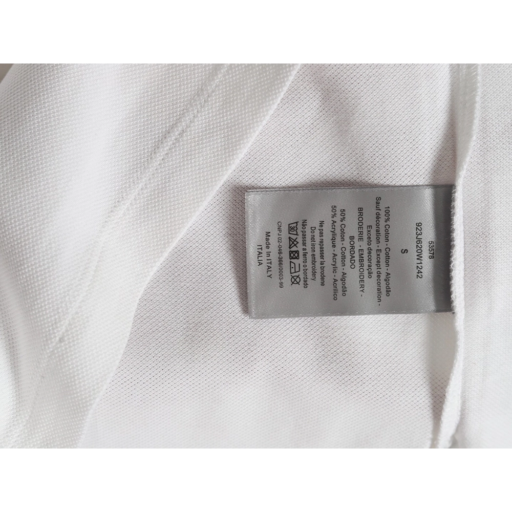 Dior embroidered CD letters Polo short sleeve,Dior