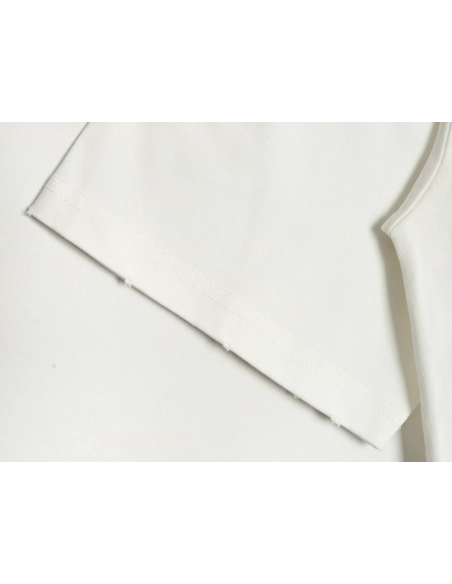 Dior washed distressed letter print short sleeves,Dior