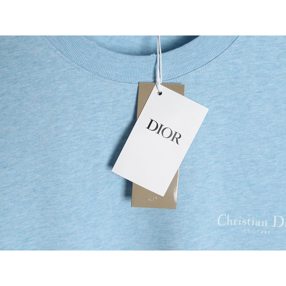 Dior washed distressed letter print short sleeves TSK1,Dior