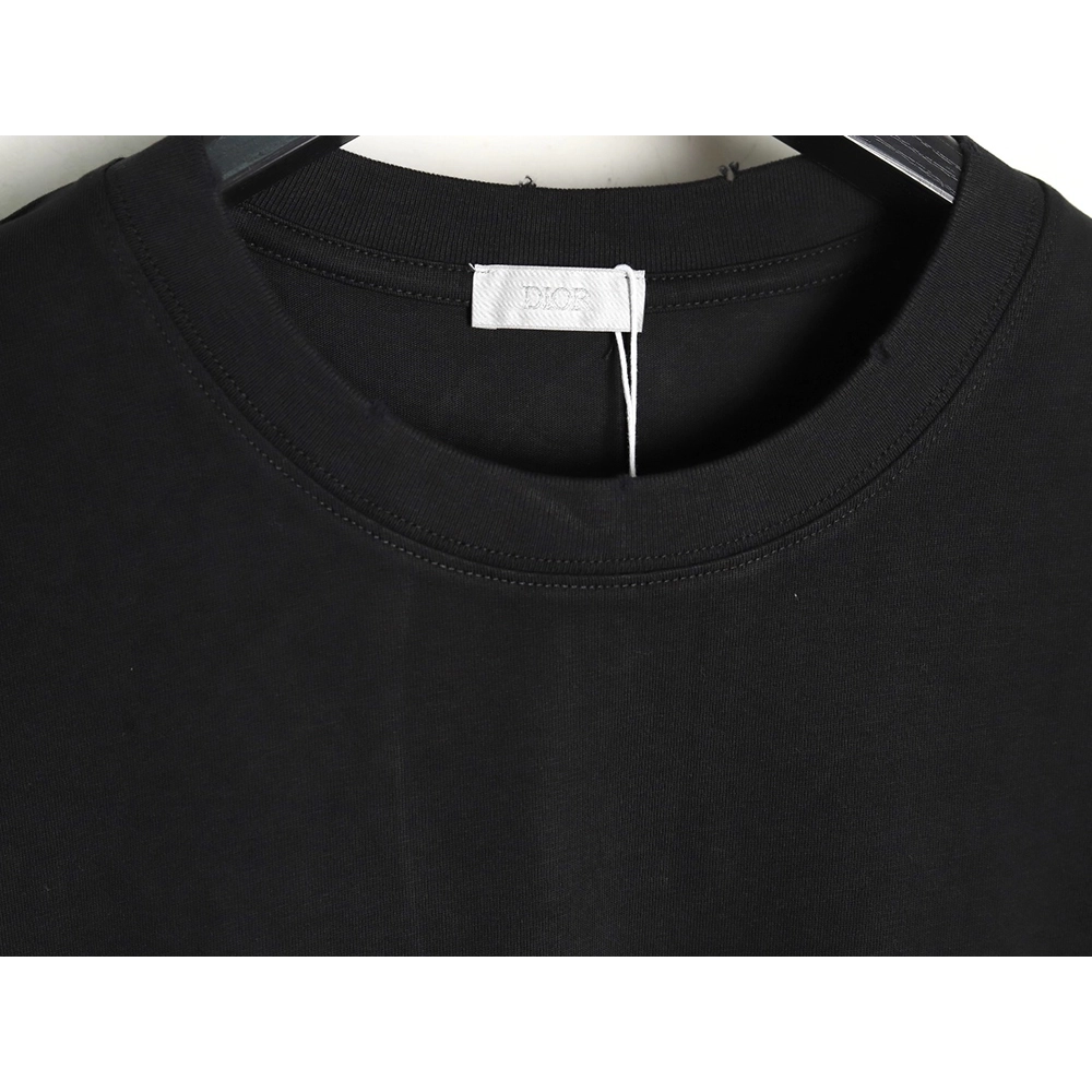 Dior washed distressed letter print short sleeves TSK2,Dior