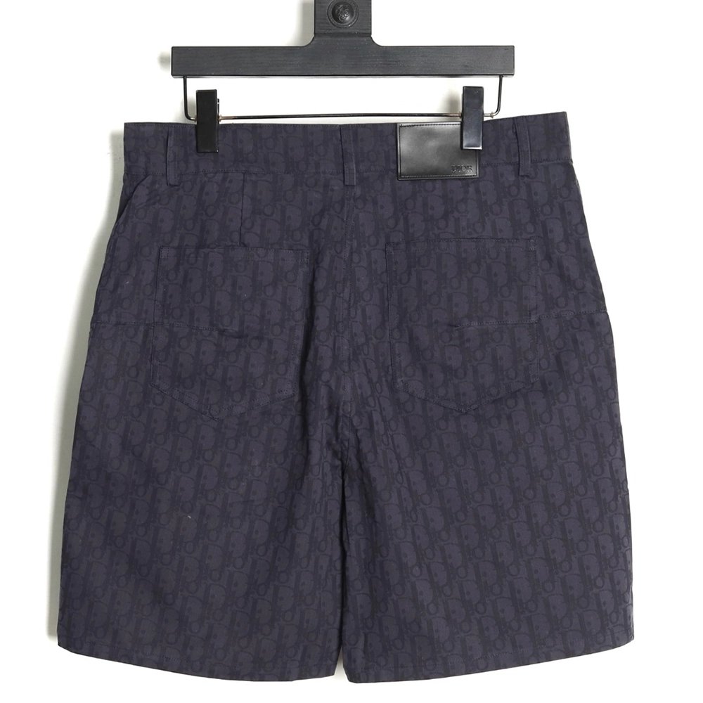 Dior all over print jacquard denim shorts tsk1,Dior