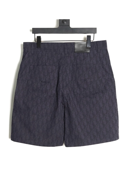 Dior all over print jacquard denim shorts tsk1,Dior