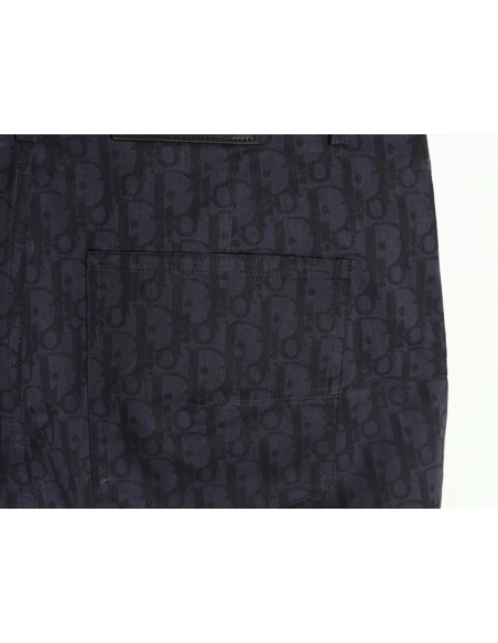 Dior all over print jacquard denim shorts tsk1,Dior