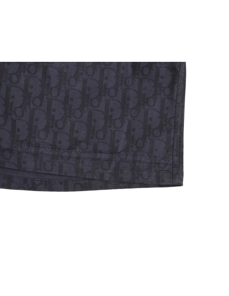 Dior all over print jacquard denim shorts tsk1,Dior
