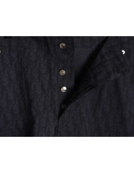 Dior all over print jacquard denim shorts tsk1,Dior