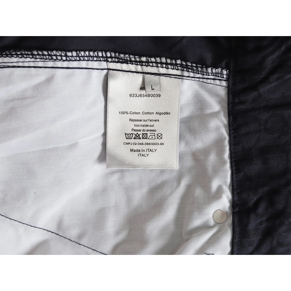 Dior all over print jacquard denim shorts tsk1,Dior