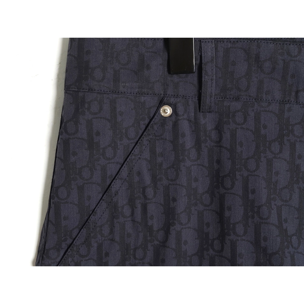 Dior all over print jacquard denim shorts tsk1,Dior