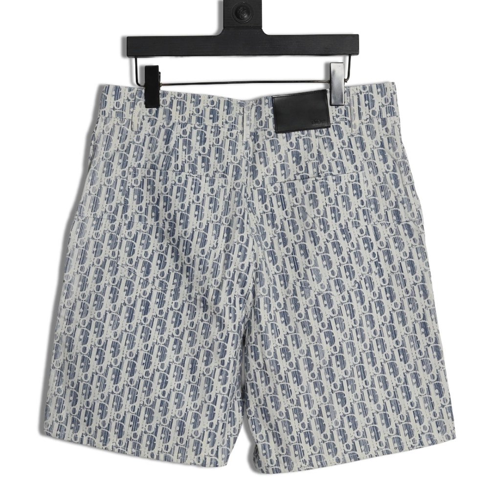 Dior all over print jacquard denim shorts,Dior