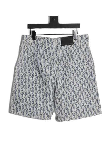 Dior all over print jacquard denim shorts,Dior