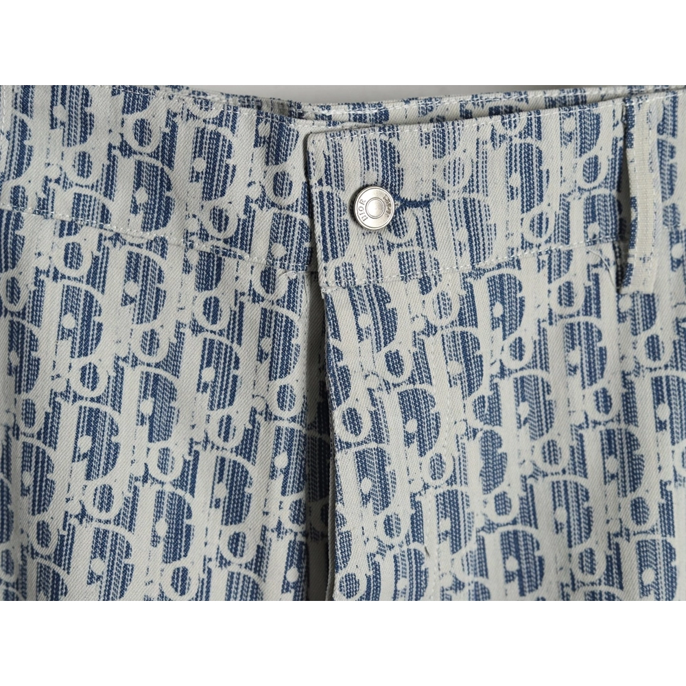 Dior all over print jacquard denim shorts,Dior