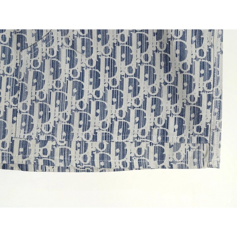 Dior all over print jacquard denim shorts,Dior