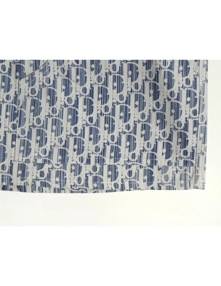 Dior all over print jacquard denim shorts,Dior