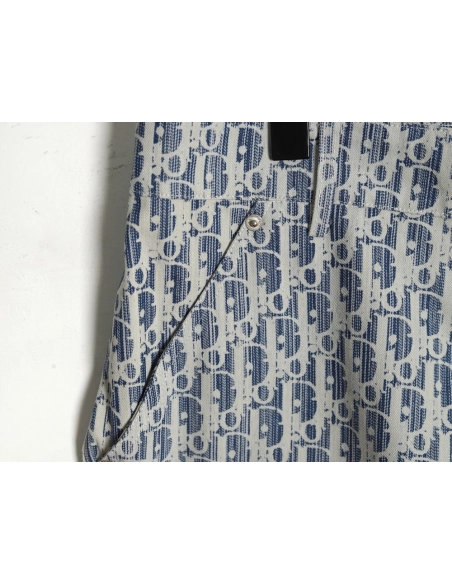 Dior all over print jacquard denim shorts,Dior