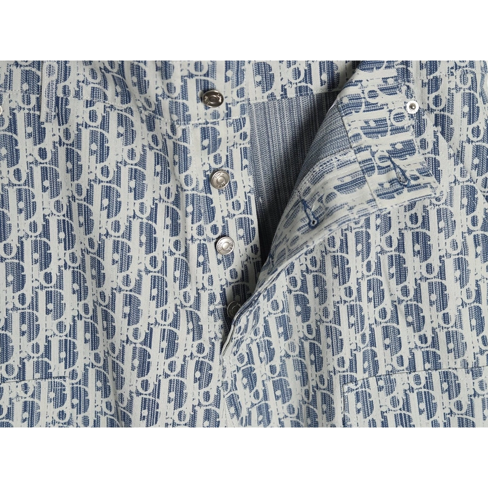 Dior all over print jacquard denim shorts,Dior