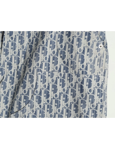 Dior all over print jacquard denim shorts,Dior