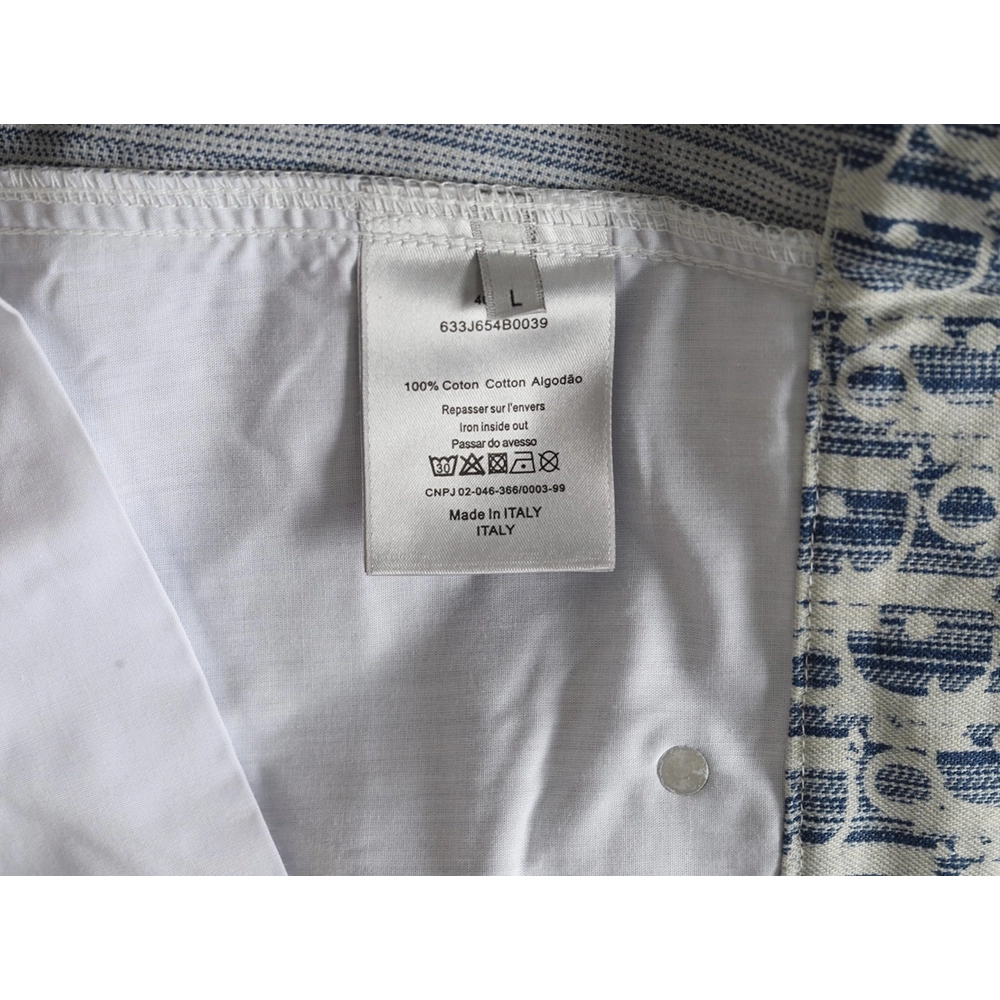 Dior all over print jacquard denim shorts,Dior