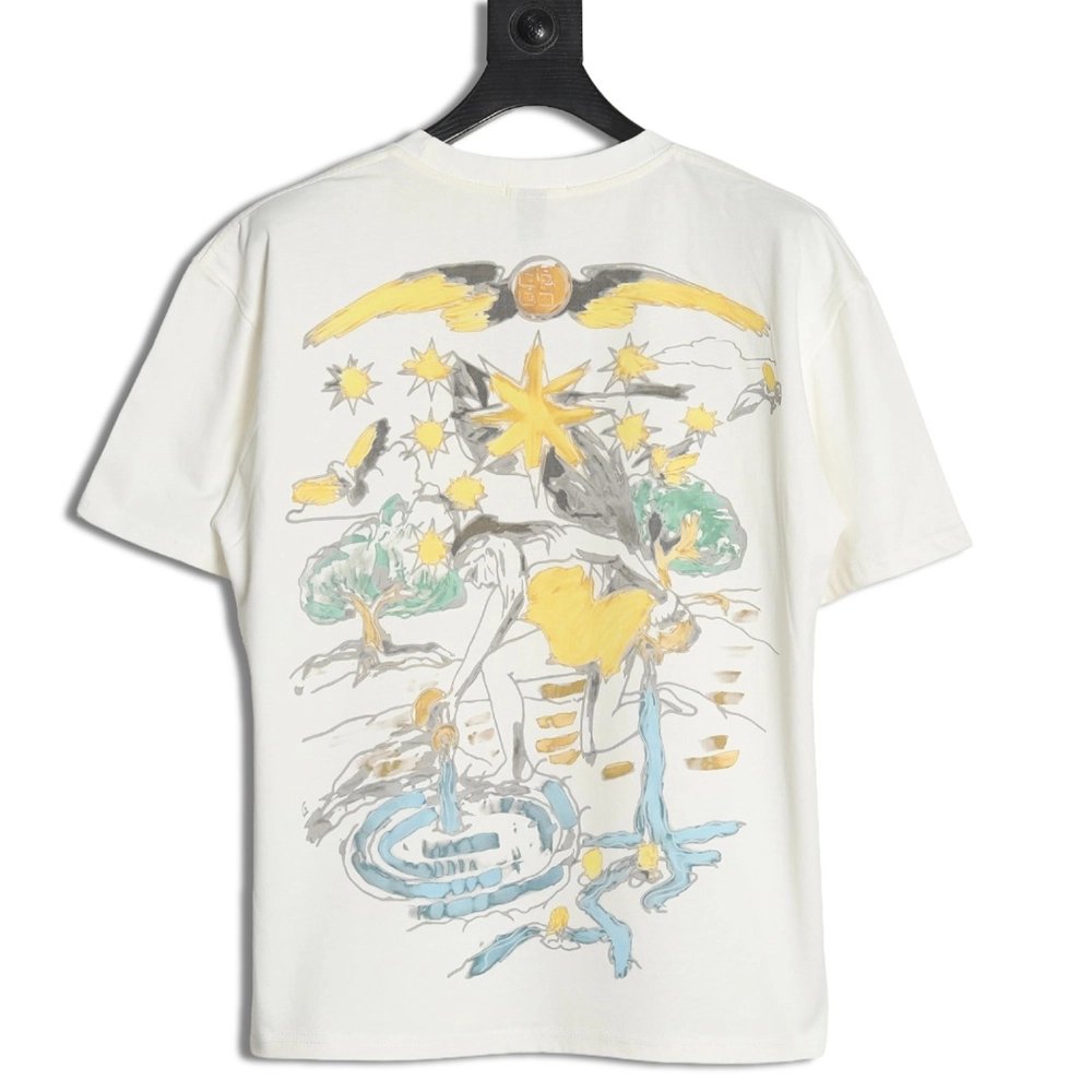 Givenchy star pattern print round neck short sleeve T-shirt,Givenchy