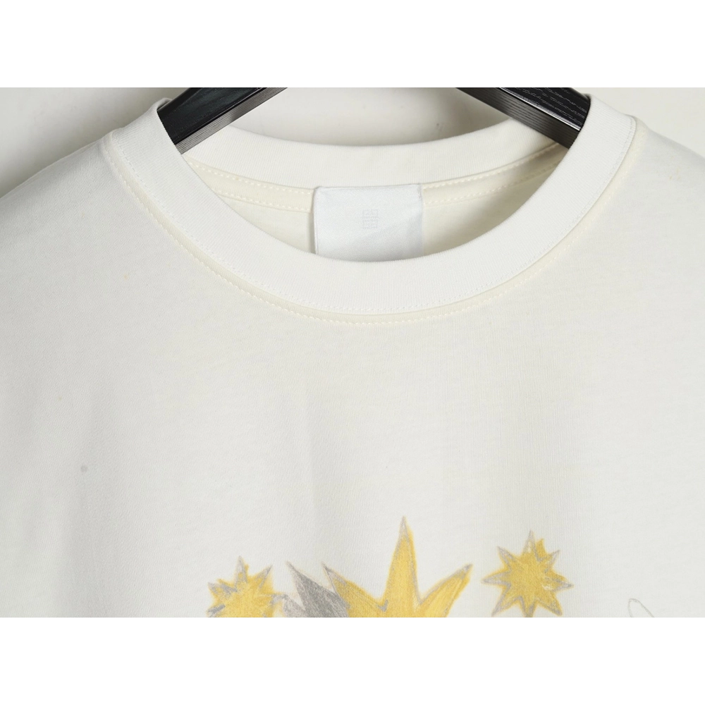 Givenchy star pattern print round neck short sleeve T-shirt,Givenchy